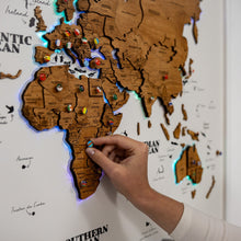 Load image into Gallery viewer, Map on Board LED 2.0 Oak