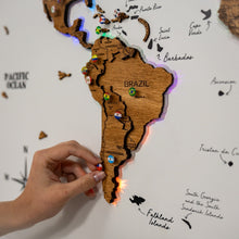 Load image into Gallery viewer, Map on Board LED 2.0 Oak