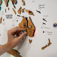 Load image into Gallery viewer, Map on Board LED 2.0 Oak