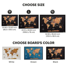 Load image into Gallery viewer, Map on Board LED 2.0 Oak
