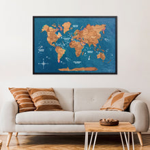 Load image into Gallery viewer, Map on Board LED 2.0 Oak