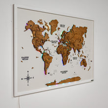 Load image into Gallery viewer, Map on Board LED 2.0 Oak