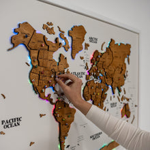 Load image into Gallery viewer, Map on Board LED 2.0 Oak