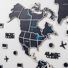 Load image into Gallery viewer, World Photo Map Midnight