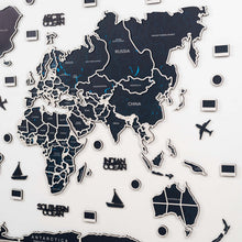 Load image into Gallery viewer, World Photo Map Midnight