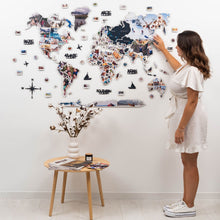 Load image into Gallery viewer, World Photo Map Midnight
