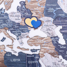 Load image into Gallery viewer, 2D Wooden World Map Mystery