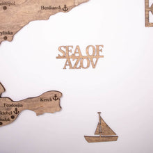 Load image into Gallery viewer, Wooden Map of Ukraine Terra