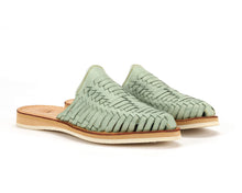 Load image into Gallery viewer, Marbella Huarache Slip-On Teal
