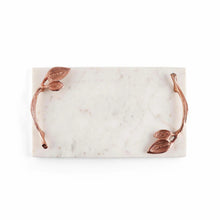 Load image into Gallery viewer, Marcella Marble Tray with Leaf Handles