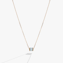 Load image into Gallery viewer, March Birthstone Precious Pendant Necklace