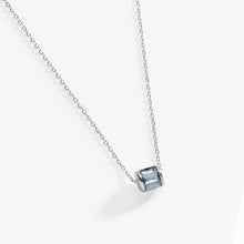Load image into Gallery viewer, March Birthstone Precious Pendant Necklace