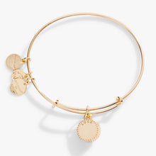 Load image into Gallery viewer, May Birthstone Charm Bangle, Emerald
