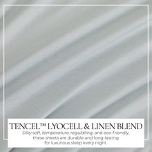 Load image into Gallery viewer, TENCEL™ Lyocell &amp; Linen Blend Sheet Set - Magdalena Collection