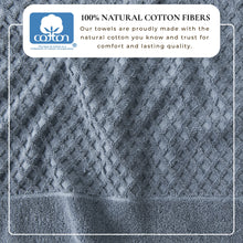 Load image into Gallery viewer, Cotton Diamond Waffle Weave Bath Towel Set - Grayson Collection