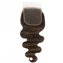 Load image into Gallery viewer, Medium Brown Body Wave 5x5 HD Lace Human Hair Closure