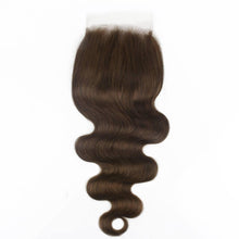 Load image into Gallery viewer, Medium Brown Body Wave 5x5 HD Lace Human Hair Closure