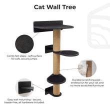 Load image into Gallery viewer, Medium Cat Tree – Black