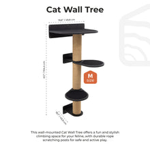 Load image into Gallery viewer, Medium Cat Tree – Black