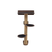 Load image into Gallery viewer, Medium Cat Tree – Dark Walnut