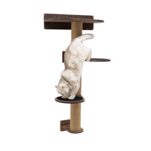 Load image into Gallery viewer, Medium Cat Tree – Dark Walnut