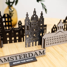 Load image into Gallery viewer, Wooden Travel Decor Memory City – Amsterdam
