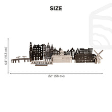 Load image into Gallery viewer, Wooden Travel Decor Memory City – Amsterdam