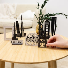 Load image into Gallery viewer, Wooden Travel Decor Memory City – Dubai