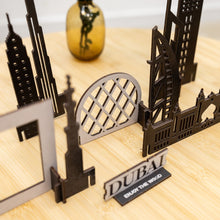 Load image into Gallery viewer, Wooden Travel Decor Memory City – Dubai