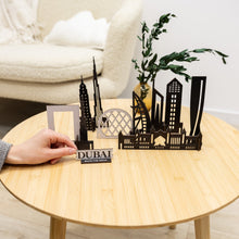 Load image into Gallery viewer, Wooden Travel Decor Memory City – Dubai
