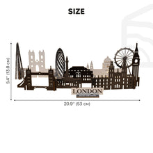 Load image into Gallery viewer, Wooden Travel Decor Memory City – London