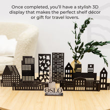Load image into Gallery viewer, Wooden Travel Decor Memory City – Oslo