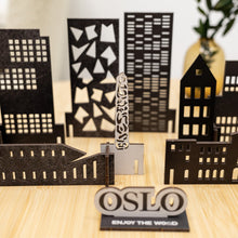Load image into Gallery viewer, Wooden Travel Decor Memory City – Oslo