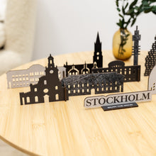 Load image into Gallery viewer, Wooden Travel Decor Memory City – Stockholm