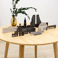 Load image into Gallery viewer, Wooden Travel Decor Memory City – Stockholm