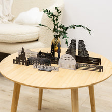 Load image into Gallery viewer, Wooden Travel Decor Memory City – Stockholm