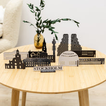 Load image into Gallery viewer, Wooden Travel Decor Memory City – Stockholm