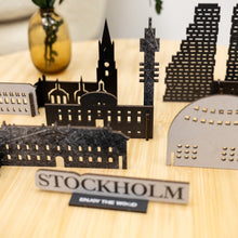 Load image into Gallery viewer, Wooden Travel Decor Memory City – Stockholm