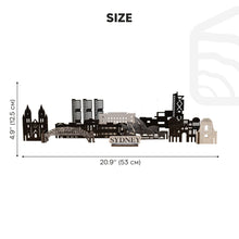 Load image into Gallery viewer, Wooden Travel Decor Memory City – Sydney