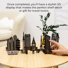 Load image into Gallery viewer, Wooden Travel Decor Memory City – Tokyo