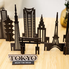 Load image into Gallery viewer, Wooden Travel Decor Memory City – Tokyo