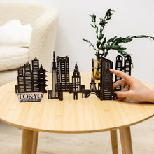 Load image into Gallery viewer, Wooden Travel Decor Memory City – Tokyo
