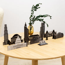 Load image into Gallery viewer, Wooden Travel Decor Memory City – USA Buildings