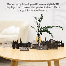 Load image into Gallery viewer, Wooden Travel Decor Memory City – Vienna