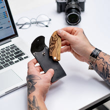 Load image into Gallery viewer, Wooden Beard Comb – Viking Design