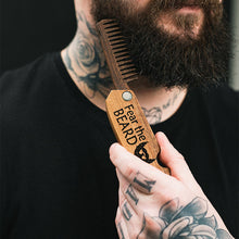 Load image into Gallery viewer, Wooden Beard Comb – Fear the Beard