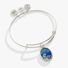 Load image into Gallery viewer, Iridescent Mermaid Charm Bangle
