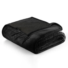 Load image into Gallery viewer, Velvet Plush Sherpa Bed Blanket - Sherpa Fleece Collection