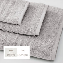 Load image into Gallery viewer, Luxury Combed Cotton Bath Towel Set - Karina Collection