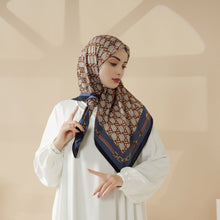 Load image into Gallery viewer, MH096 Printed Cashmere Touch Square Hijab